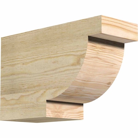 Ekena Millwork Alpine Rough Sawn Rafter Tail, Douglas Fir, 6"W x 10"H x 16"L RFT06X10X16ALP00RDF